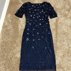 Adrianna Pappel Beaded Formal Sheath Dress